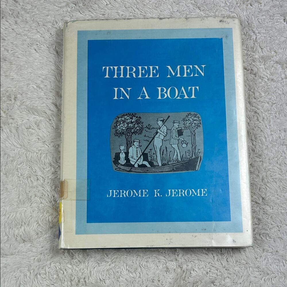 Three Men in a Boat - Jerome K Jerome Large Print 1957 HC Keith Jennison‎